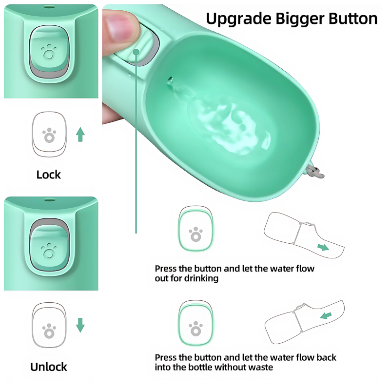 Portable Pet Water Bottle Voi Pets