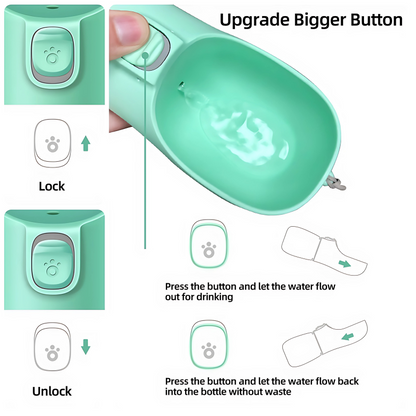 Portable Pet Water Bottle Voi Pets