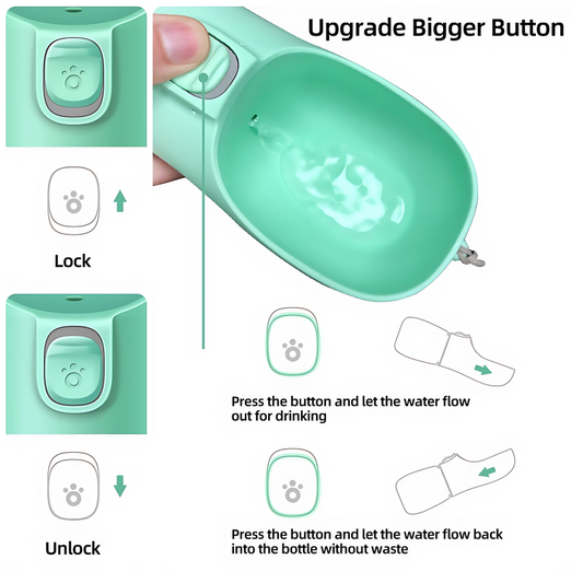 Portable Pet Water Bottle Voi Pets