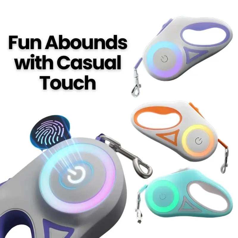 GlowGuard Retractable Dog Leash My Store